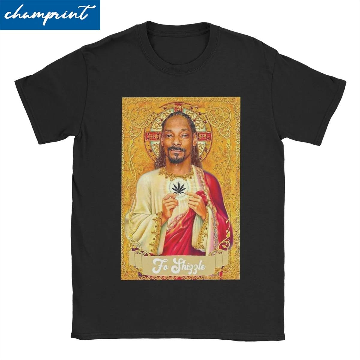 Saint Snoop Dogg T-Shirts Men Women Rapper Vintage Pure Cotton Tee Shirt Crew Neck Short Sleeve T Shirt Original Clothing