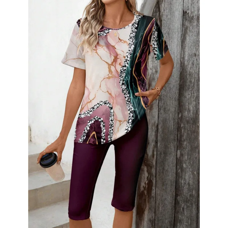 

Sport Printed Two-Piece Set Women's Fashion Summer Outfit No Brand Registered Trademark Xb63470295 Spring Collection