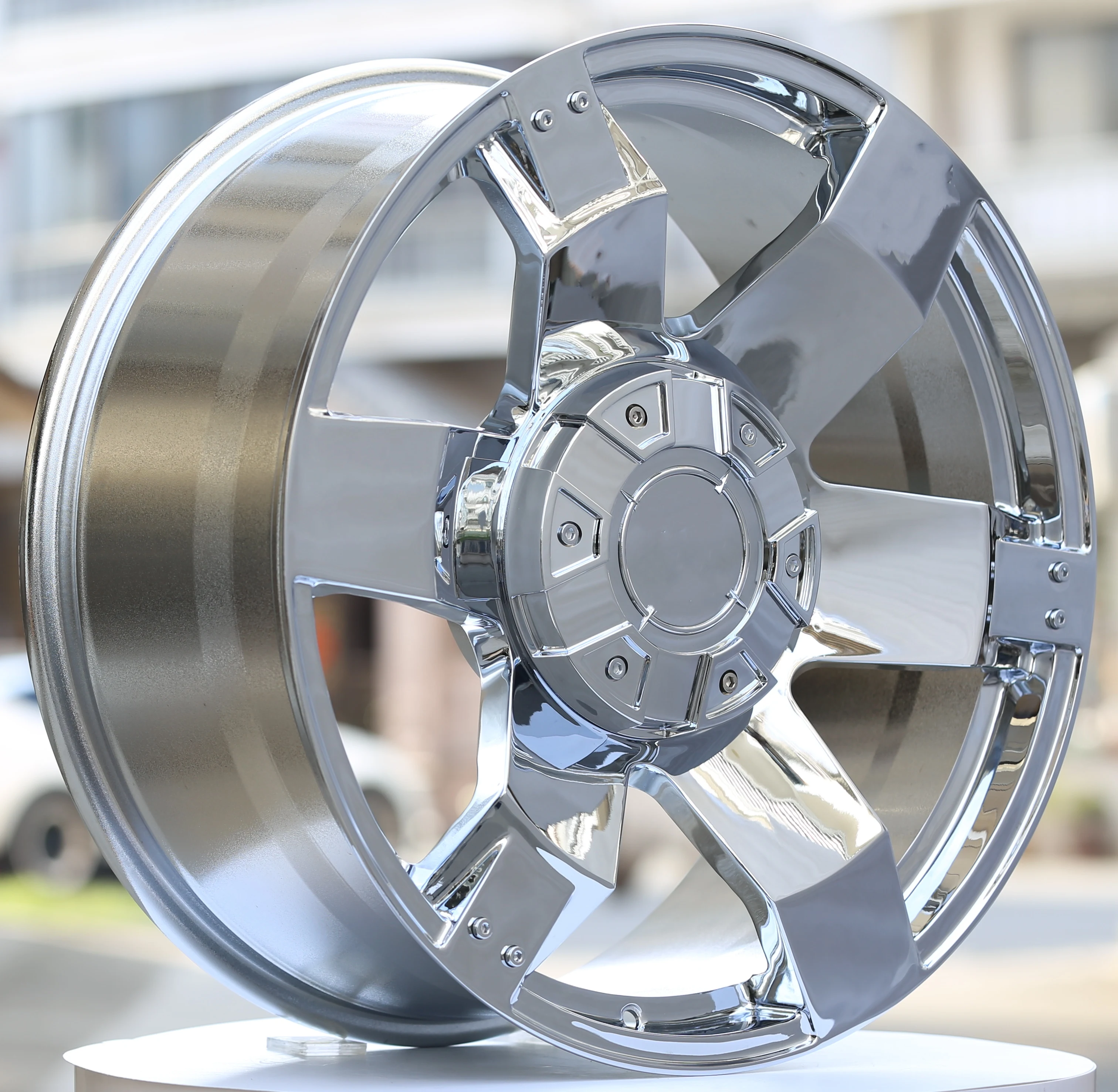 عجلات معدلة من سبائك الألومنيوم. لدودج لـ Ram للطرق الوعرة بيك اب وسيارات الدفع الرباعي 22*9.5 8*165.1for. ترقية هامر H2 F-250