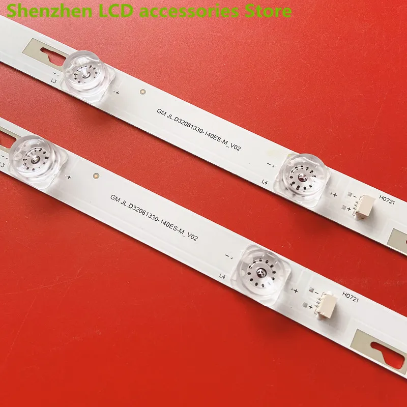 Cho TCL JL.D32061330-004GS-M 32D06-ZC23AG-05 303TC320033 4C-LB320T-ZC8 6LED 50.5CM 100% Mới LED Bar 100% Mới