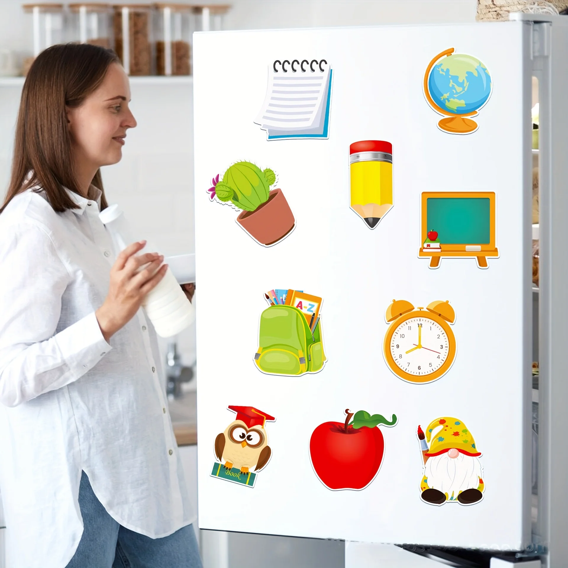10 Stück Kugelschreiber für Lehrer und 10 Stück Haftnotizen-Set für die Schulkleidungswoche, Geschenke für Lehrer und Kollegen – Detail 8