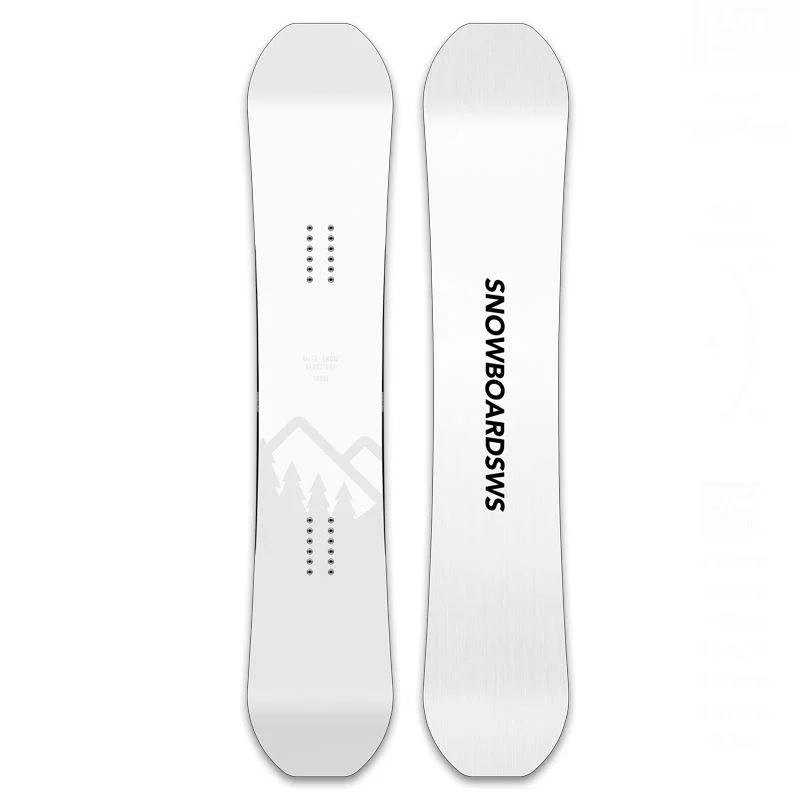 Adult Medium Hardness Freestyle Camber Black Resort Lightweight Skiing Ski Customized Beginner Snowboards Equipment