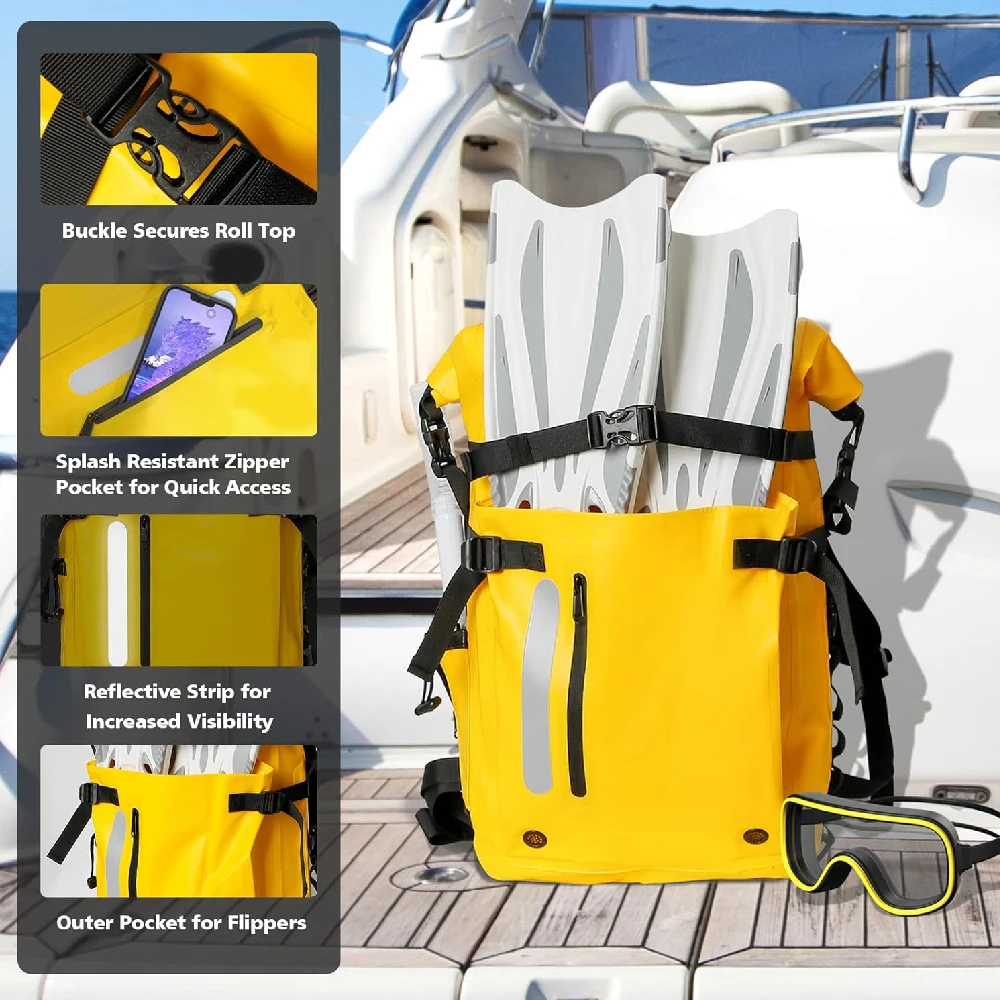 1PCS Waterproof Backpack Heavy - đánh giá và giá Dry Bag Roll Top