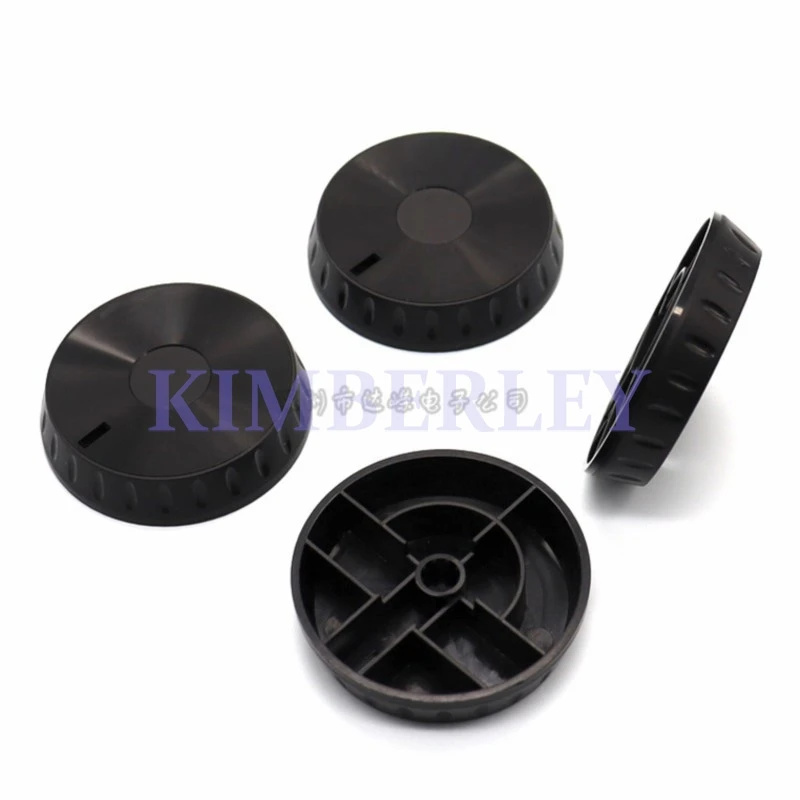 3 Piece 48 X 10MM Mixer Knob Cap Sound Card Adjusting Cap Plastic Volume Knob Cap Plum Shaft 6MM