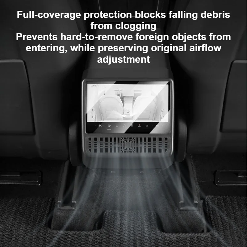 

Защитная рамка для экрана для Tesla Model Y Juniper/Model 3, маска заднего вентиляционного отверстия Highland со встроенными автомобильными аксессуарами из закаленного стекла