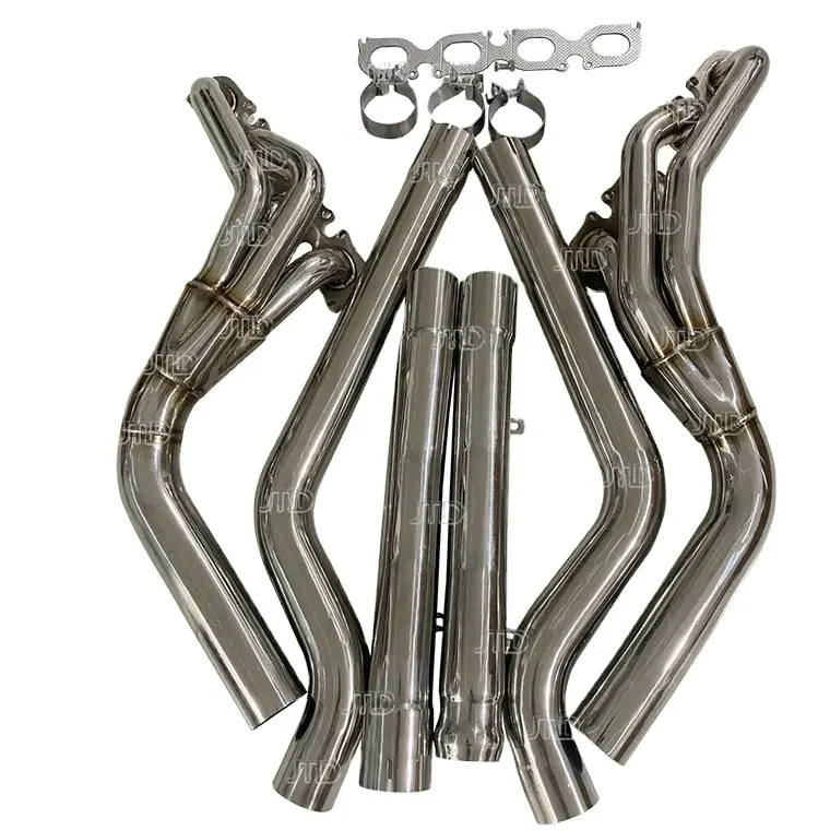 

JTLD Stainless Steel Exhaust Manifold Headers For Mercedes-Benz W204 C63 AMG M156 High Performance Vehicle Header Pipes
