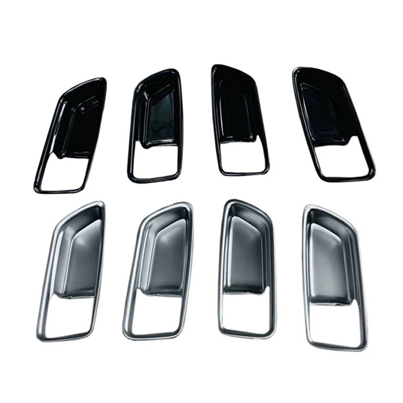 4Pcs Interior Mouldings Door Handle Bowl Panel Decoration Cover Trim For Toyota Corolla Cross 2021 2022 RHD