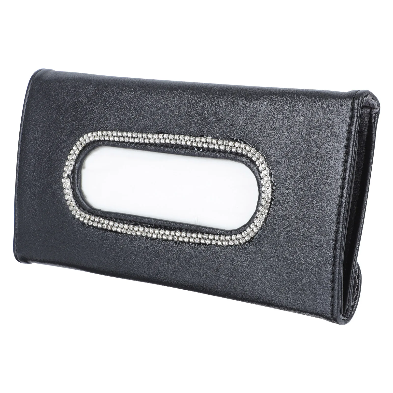 

Car Visor Tissue Holder Tissue Box Elegant Design Easy Install Clamp Back Seat Door Space Saving Clean