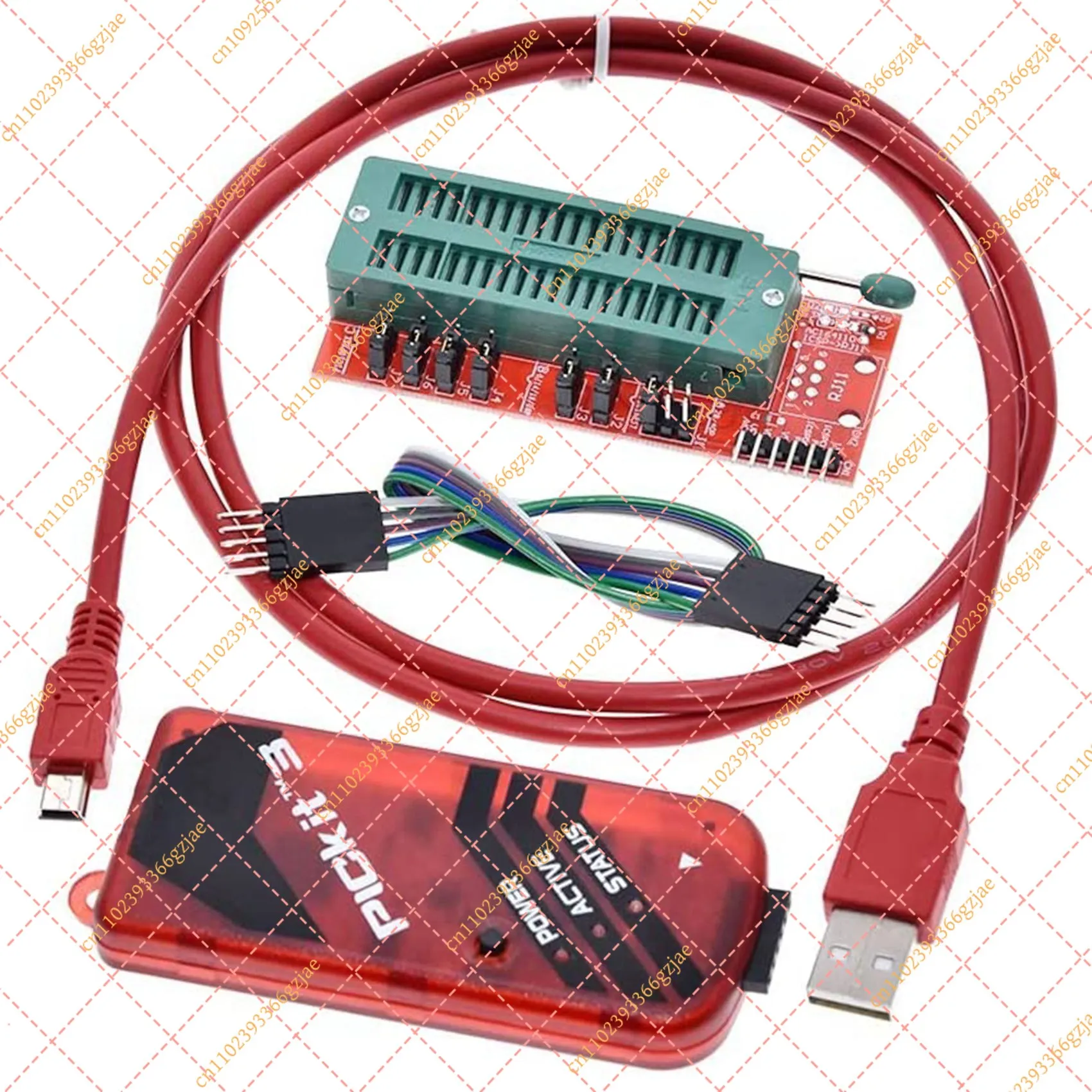 FY Quality PICKIT3 Programmer + PIC ICD2 PIC Kit 2/3 Programming Adapter Universal Programmer Seat FZ0508