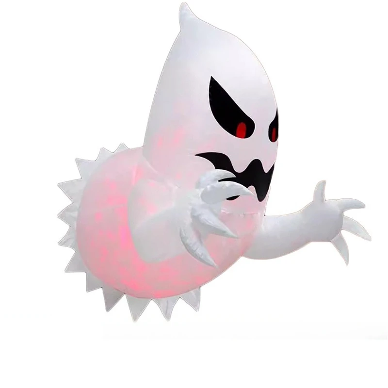 

Halloween Horror White Ghost Window Ghost Garden Party Decoration Luminous Arrangement Props Inflatable Air Model