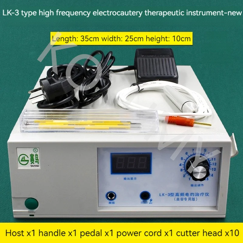 High frequency electrocautery, therapeutic apparatus, cosmetic surgery, electric knife, electrocoagulation, hemostat Y