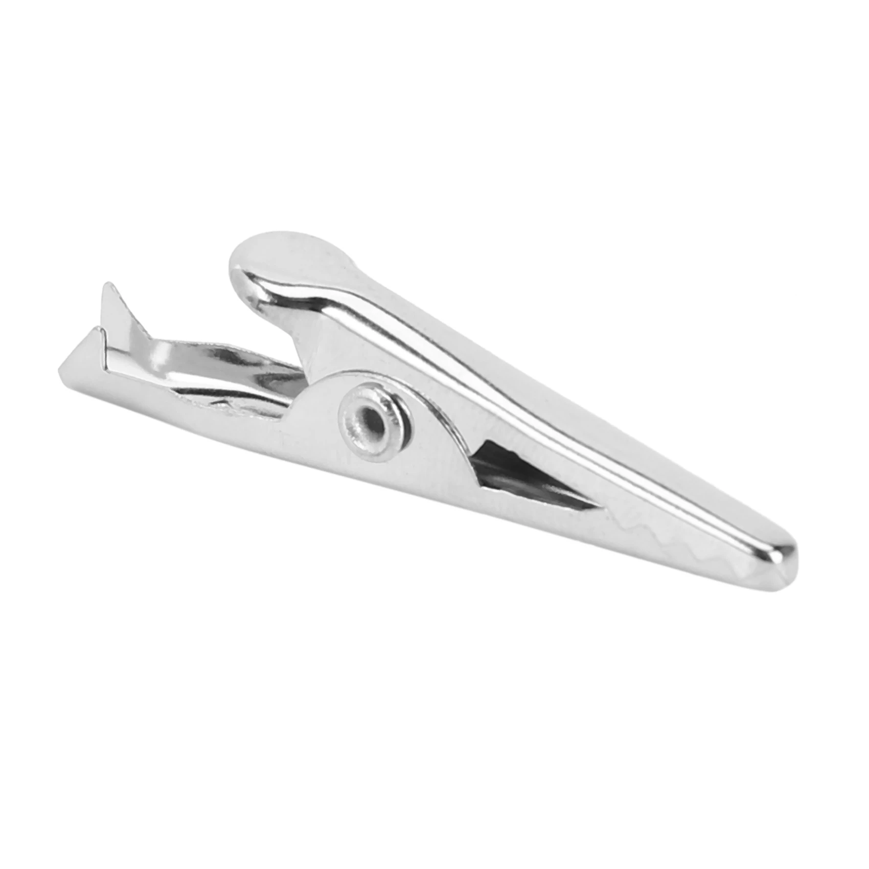 300 Pcs Silver Tone Metal Alligator Clip Crocodile Clamps-AT30