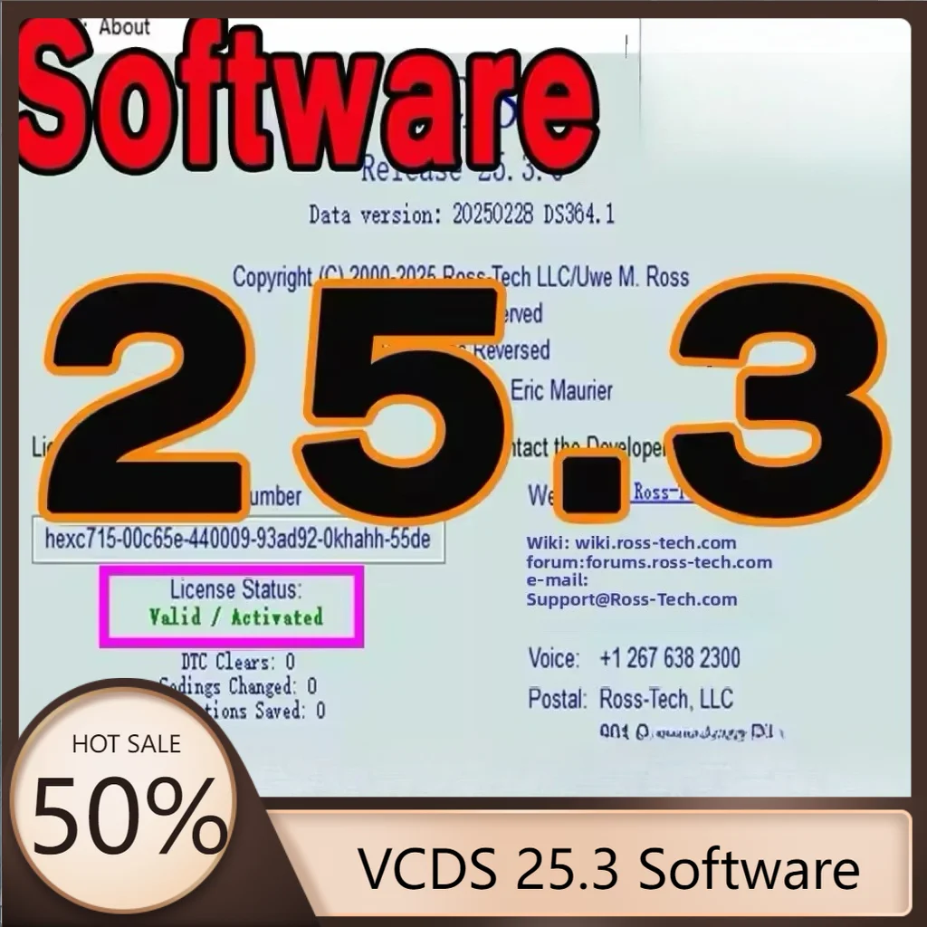 Latest Car Software V-AG-COM HEX-V2 USB OBD2 Scanner |VW Au.di Sko.da Sea.t Unlimited VINs | Multilingual VCDS UPDATE SOFTWARE