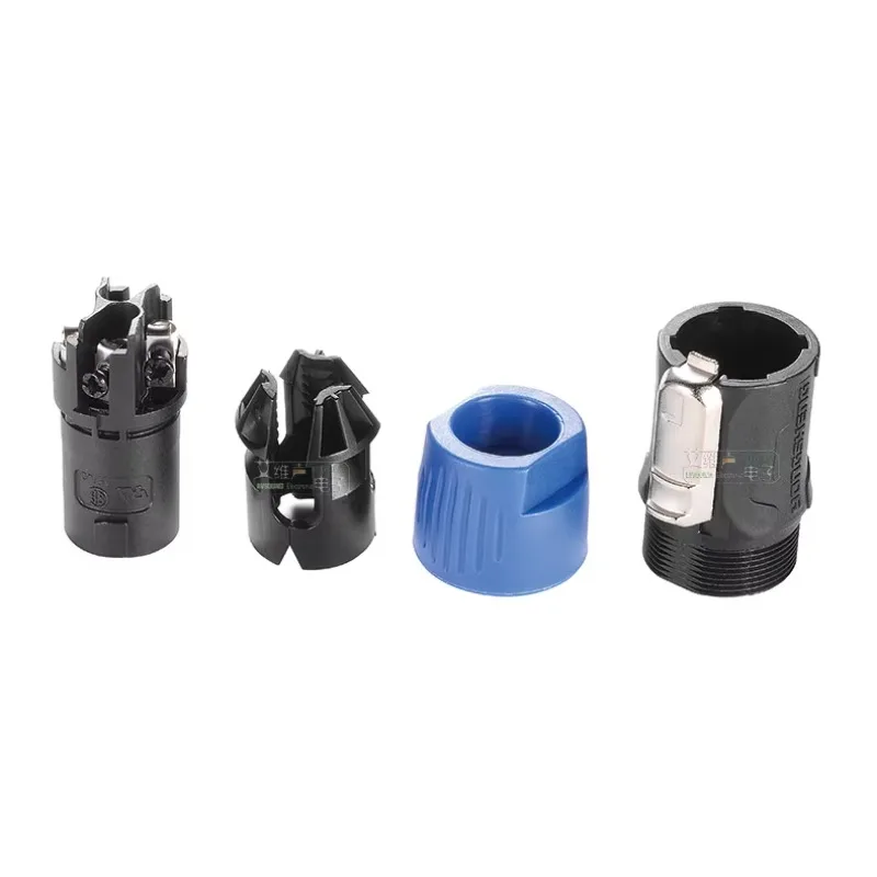 1 Uds Yongsheng Y-CS4F-AG conector de altavoz de cuatro núcleos Ohm XLR conector de Audio accesorios HIFI para fiebre