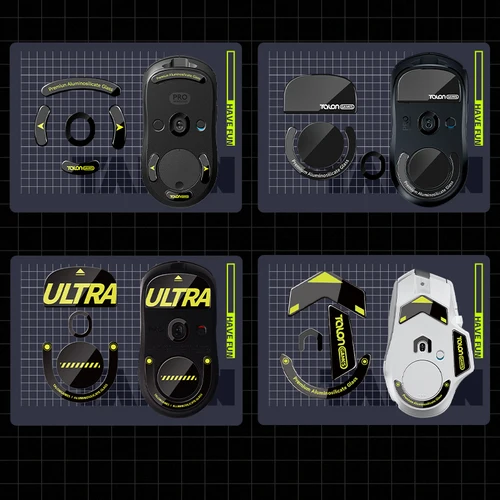 TALONGAMES-pies de ratón de cristal con Sensor de ratón, patín para Logitech GPro inalámbrico/G PRO X superligero/G502 X PLUS, almohadillas deslizantes de vidrio