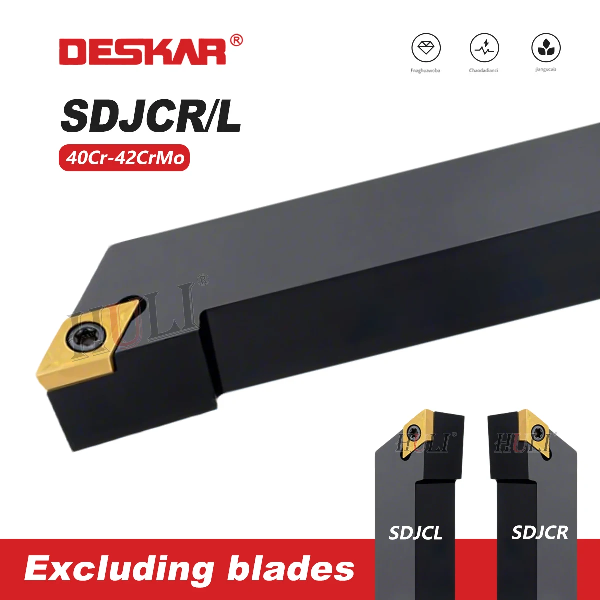SDJCR SDJCL1212H11 1616H11 2020K11 2525M11 Numerical Control Lathe High-Quality And Durable Outer Circular Cutting Tools Holder