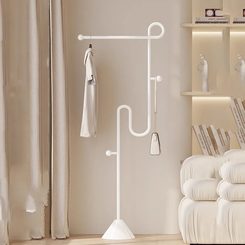رفوف المعاطف الحديثة المفتوحة الحد الأدنى الدائمة الملابس الفضاء معطف رفوف عرض الطابق المدخل Arara De Roupa أثاث قاعة المدخل