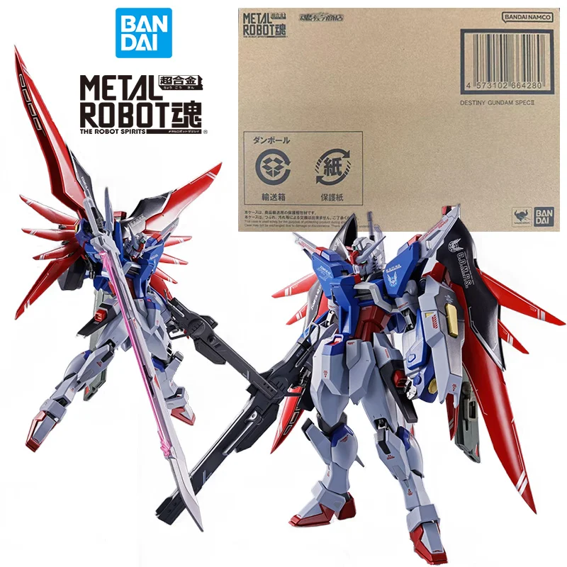 

Bandai Metal Robot Spirits Destiny Gundam Spec II 14Cm Gundam Seed Anime Original Action Figure Model Toy Gift Collection