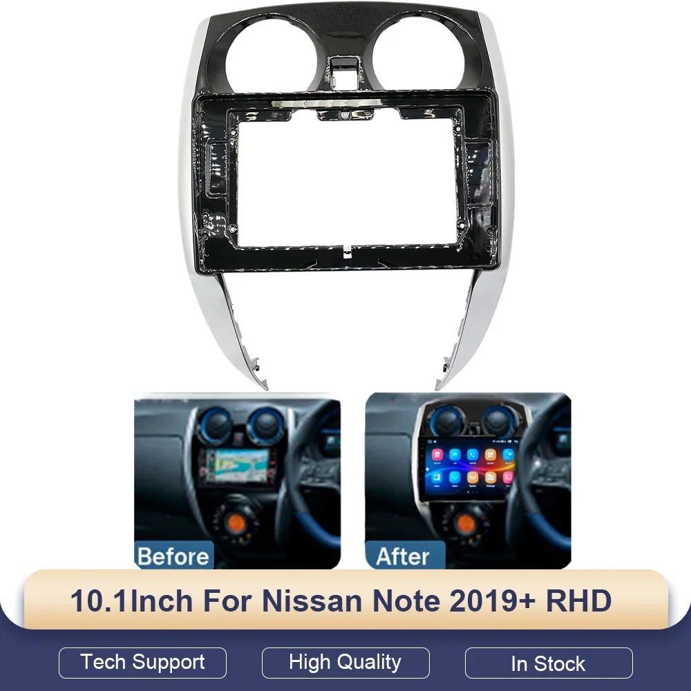 

Interior Accessories Touch Screen 10.1 inch Car DVD Player Frame Audio Facia For Nissan Note 2019+ RHD Panel