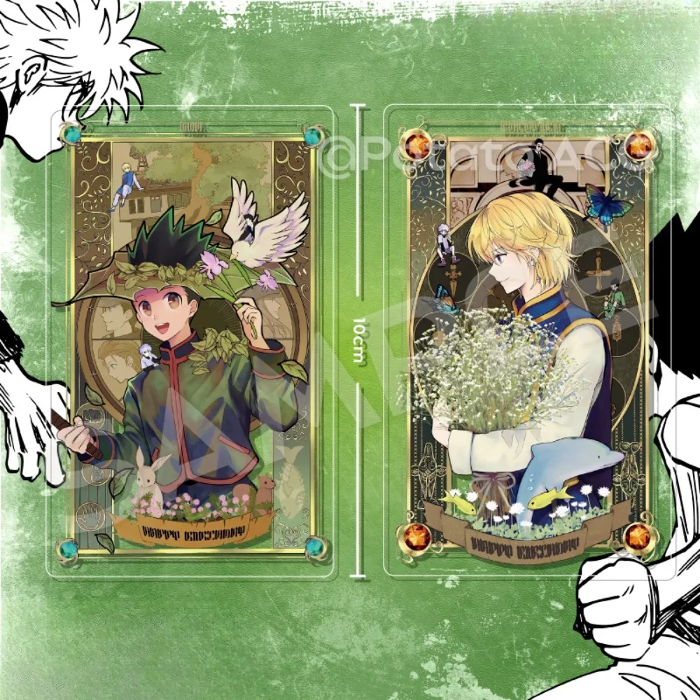 

HUNTER×HUNTER Acrylic Small Card Kurapika GON·FREECSS Anime Peripheral Cute Cartoon Originality 10cm Small Card Room Decorations