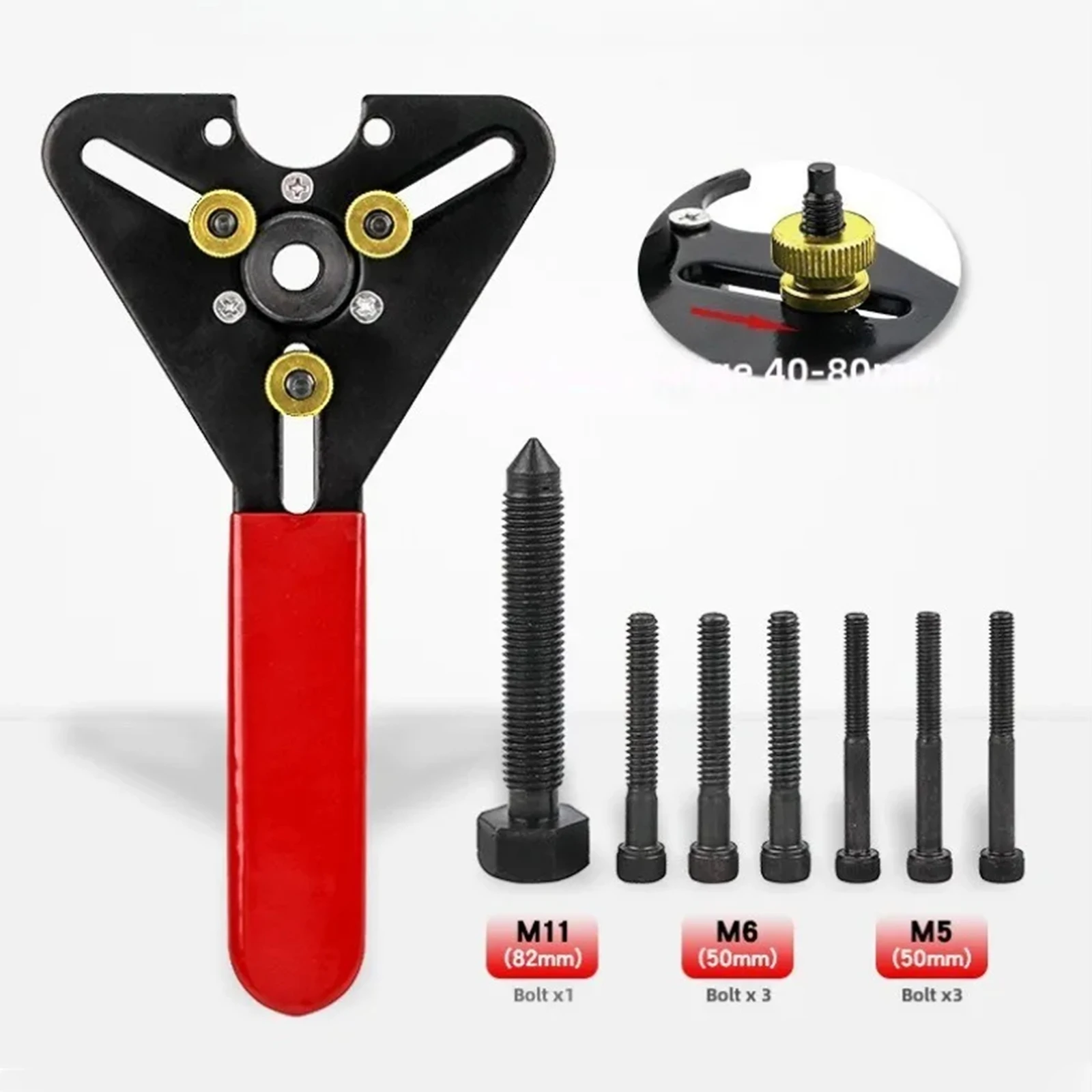 

Air Conditioner Compressor Clutch Dual-purpose Wrench Remove Elastic Fixed Pump Head Suction Cup Maintenance Tool