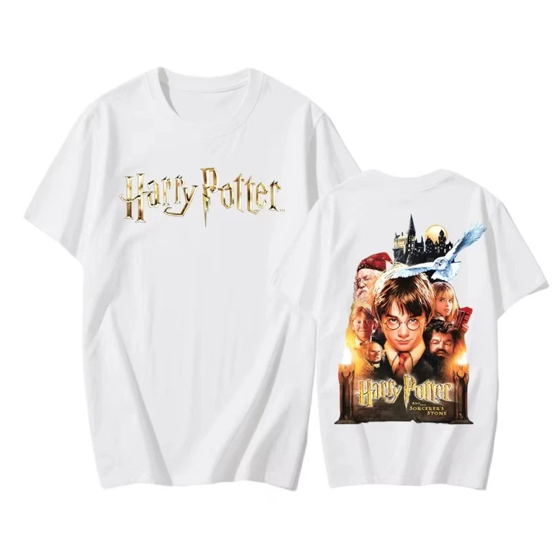 

Printed Summer Hot Selling Harry Potter Printed Men's and Women's Fashionable Casual Top T-shirt