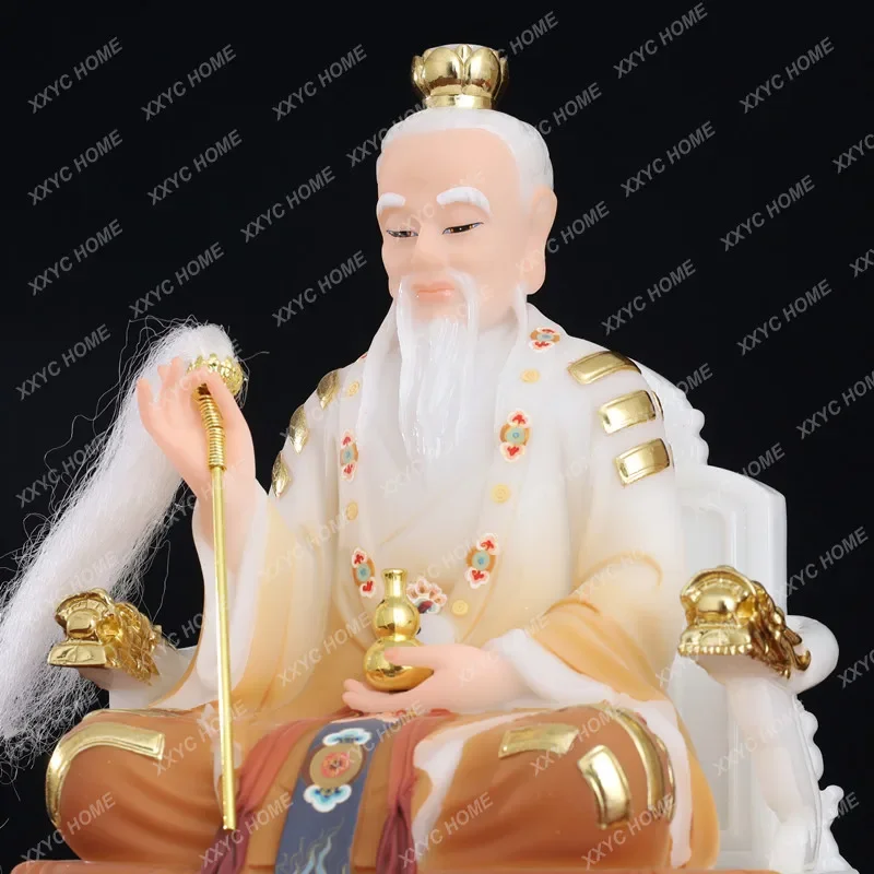 الطاوية عالية الجودة اليشم مطلية بالذهب تاي شانغ لاو يونيو الله بوذا مزار المنزل راعي القديس يبارك سلامة الأسرة جيدة #4