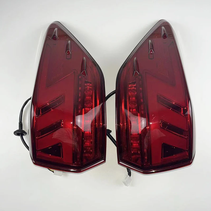 LED Tail Lights black red Car Styling Fit For Toyota Highlander 2014-2020 Rear Back Lamp DRL