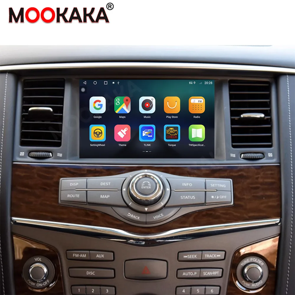 

Автомобильный радиоприемник с 9-дюймовым экраном для Nissan Patrol QX56 QX80 2014-2020, Android, авто, GPS-навигация, мультимедийный видеостереоприемник