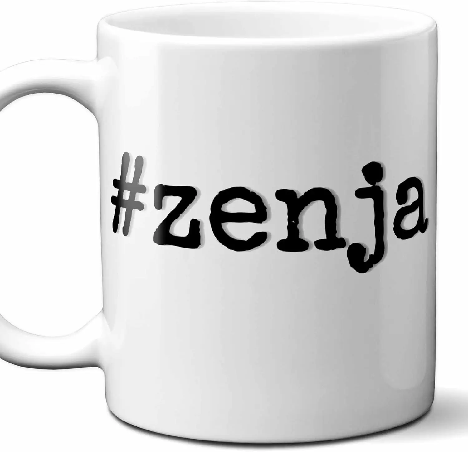 #zenja - Zenja Personalized First Name Hashtag Gift Mug. 11 oz.