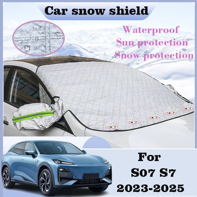 

Car Windshield Snow Cover For Deepal S07 S7 2023 2024 2025 Front Windshield Cover Sunshades Sunshade Antifreeze Cars Accessories
