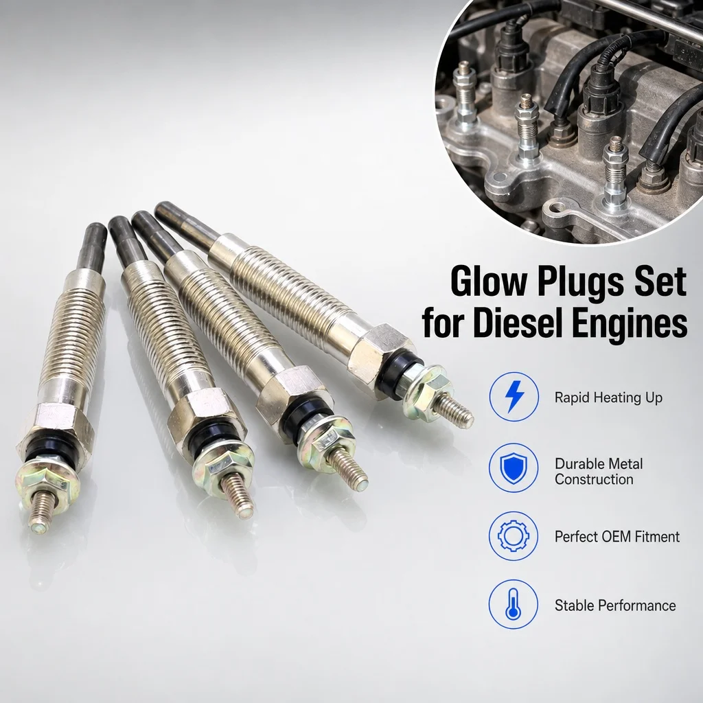 Kit de préchauffage rapide pour moteur diesel Hyundai Mitsubishi Kia, anti-corrosion, haute qualité, installation facile, longue durée de vie, référence 0250202092 GLP054