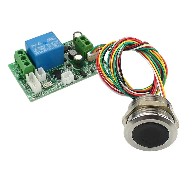 

A89X Access Control Fingerprint Control Board 7-30V Fingerprint Identification Module DIY Relay Door Lock Controller, S4
