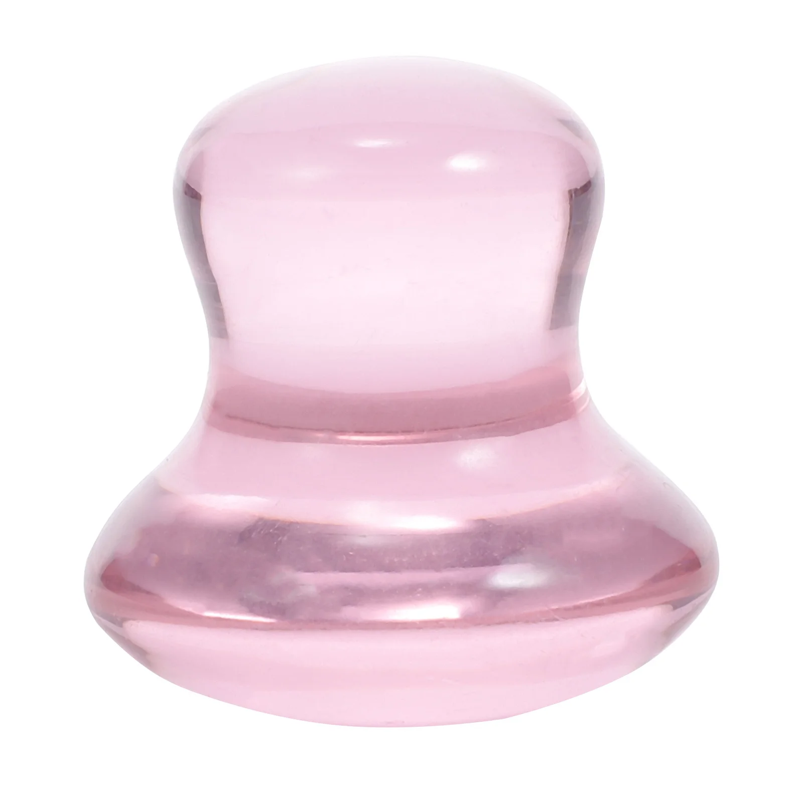 1pc Facial Gua Sha Stone Pink Mushroom Shaped Body Scraping Massager For Face Skin Care Tool Jade Massage Board Scraping Tools