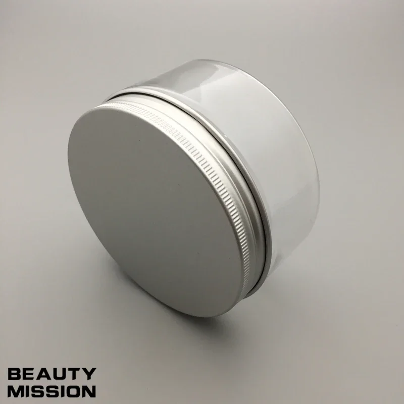 

25Pcs 200g Portable Plastic Cosmetic Empty Jar Pot Box Makeup Nail Art Cosmetic Bead Storage Container Round Bottle transparent
