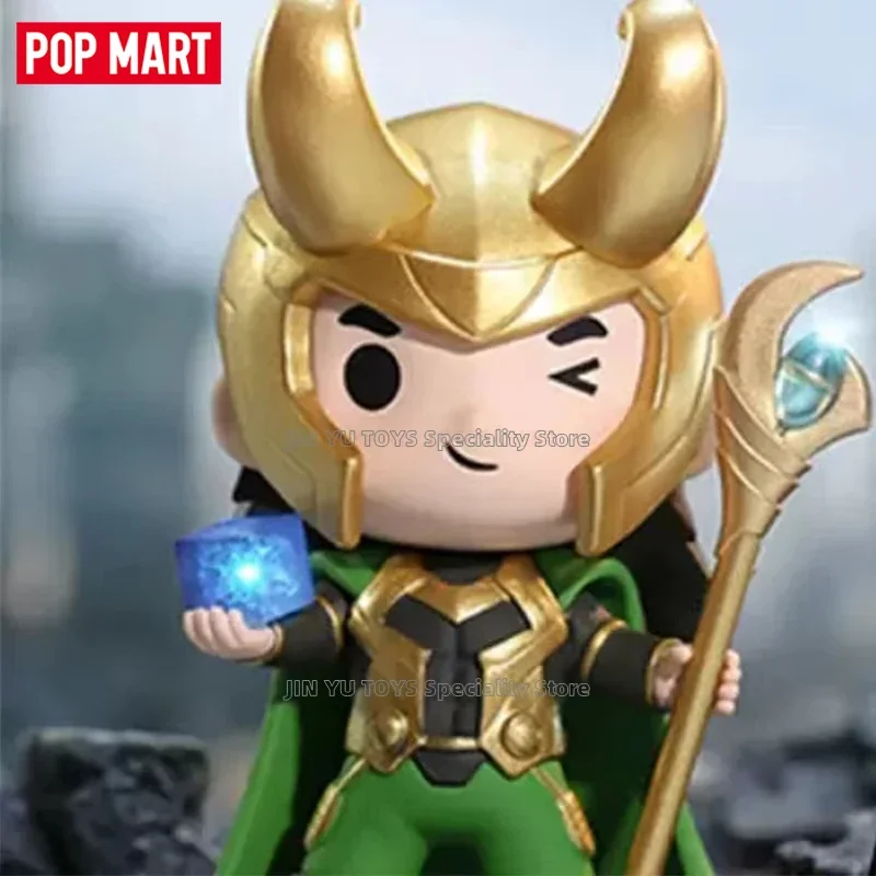 POPMART Bubble Mart Marvel Avengers League Classic Series Mystery Box Cute Anime Figure Model Popular Blind Box Toys Collectible