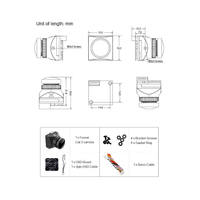 Foxeer Cat 3 Micro Mini FPV Camera 1200TVL 0.00001Lux FPV Night Camera For RC Racing Drone