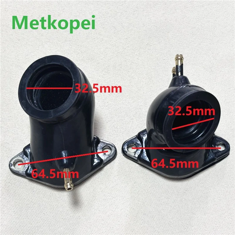 محول واجهة المكربن للدراجات النارية فوهات غراء مشعب السحب لـ Hyosung 125cc Comet Carby & EFI GT125R وصلة مجددة #1