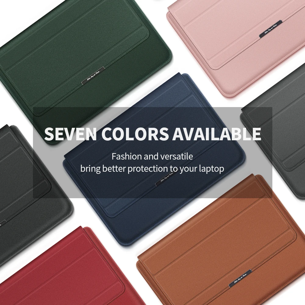 New Upgrade Sleeve Bag for Macbook Air Pro Retina 11 12 13 14 15 2020 Laptop Case for Xiaomi Huawei Matebook 16 inch Stand Cover