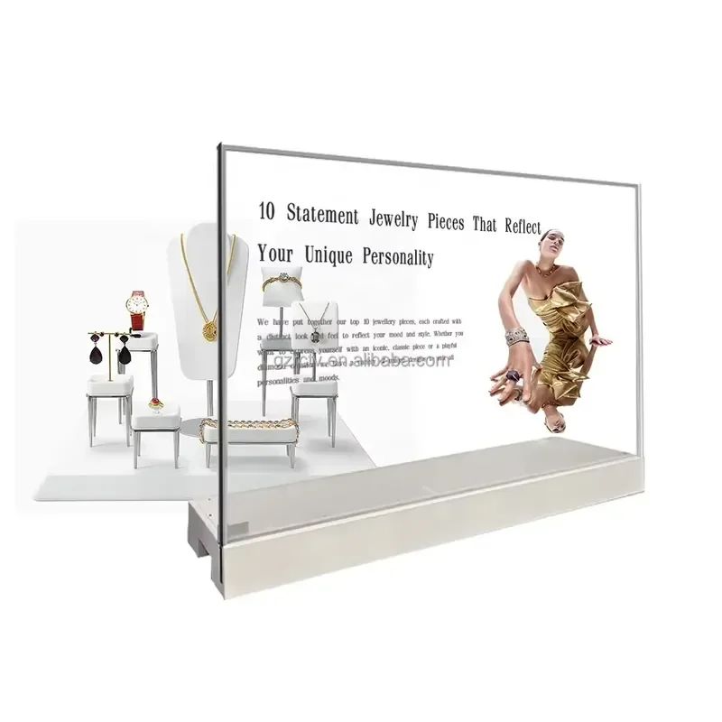 Technology 30 55 77-inch Transparent Touch Display Digital Signage OLED Transparent Screen OLED Transparent Display