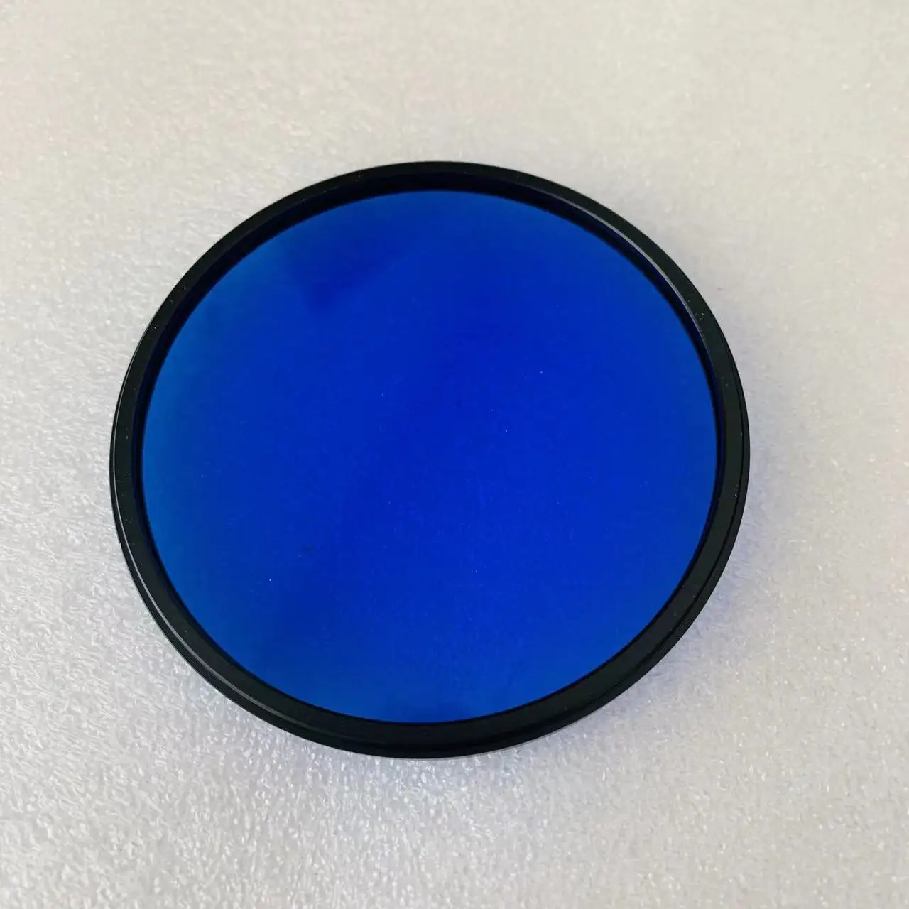 2 pces tamanho total diâmetro 72mm com moldura redonda azul filtro de vidro qb2 para a fotografia da câmera