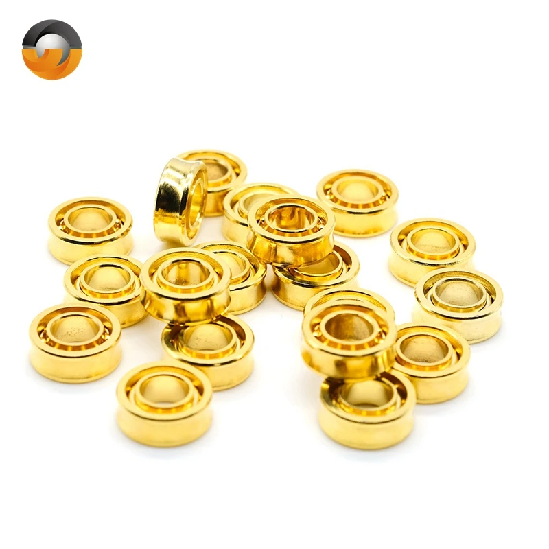 1PCS Metal Yoyo Bearing R188 U Groove Golden Ball Bearing Yoyo Standard U Surface Bearing 6.35X12.7X4.762 UR188KK