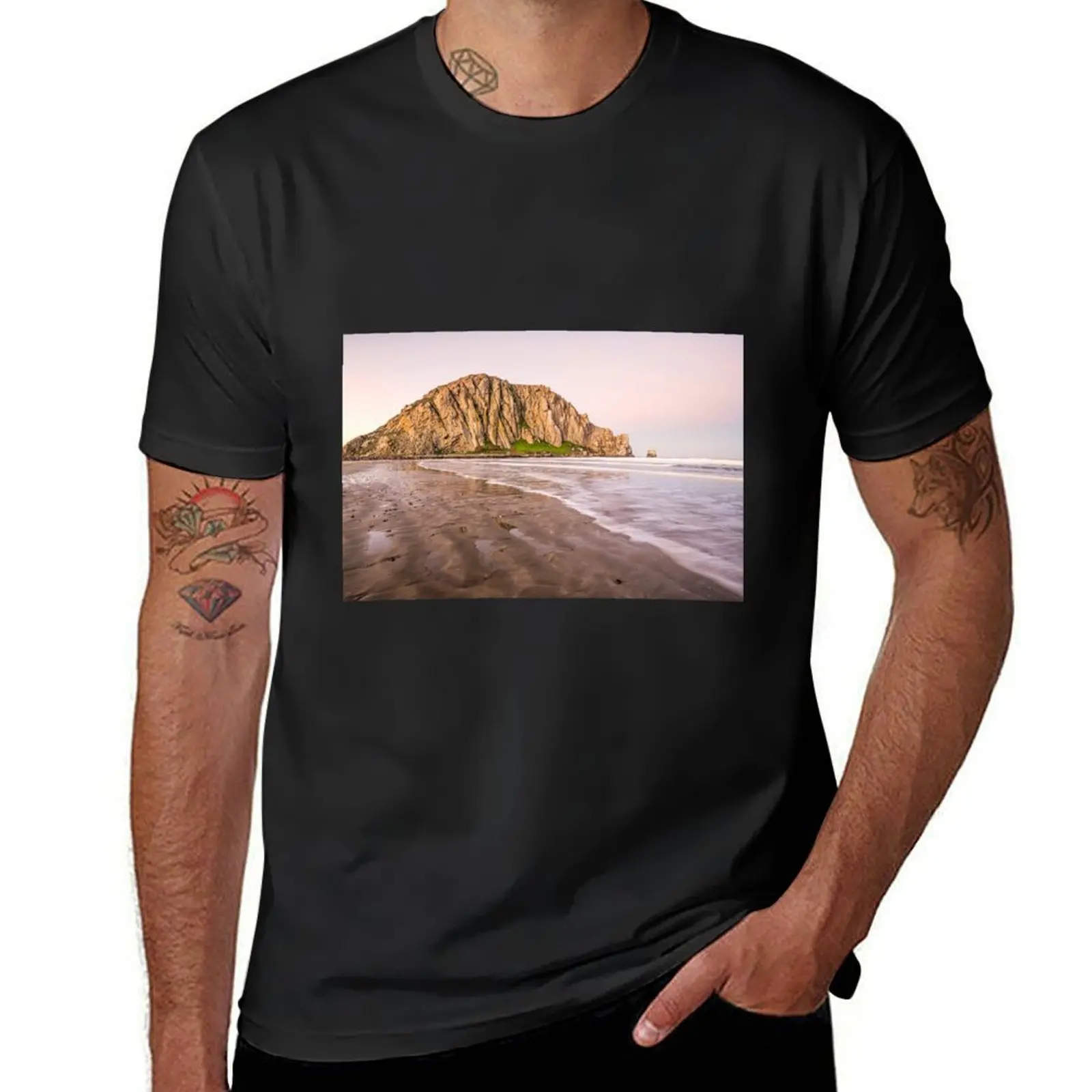 Morro Rock Flow T-Shirt cute clothes plus sizes tees cute tops mens t shirts casual stylish