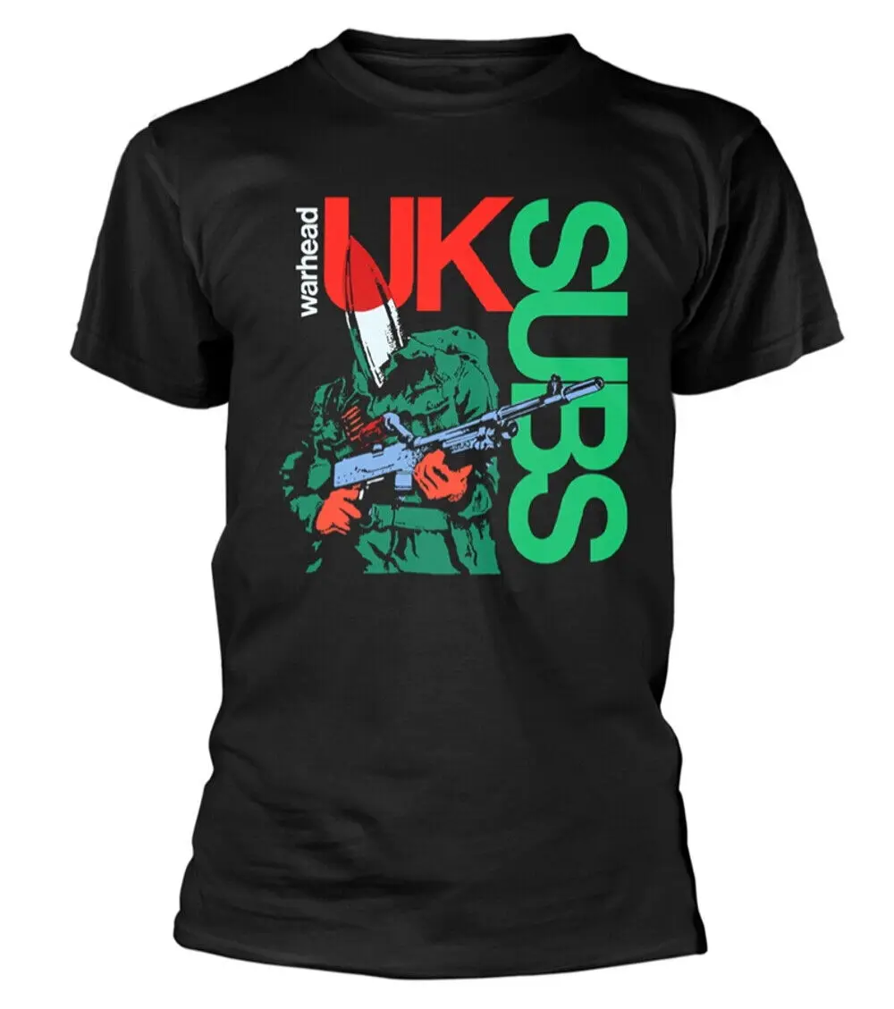 UK Subs Warhead Black T-Shirt OFFICIAL