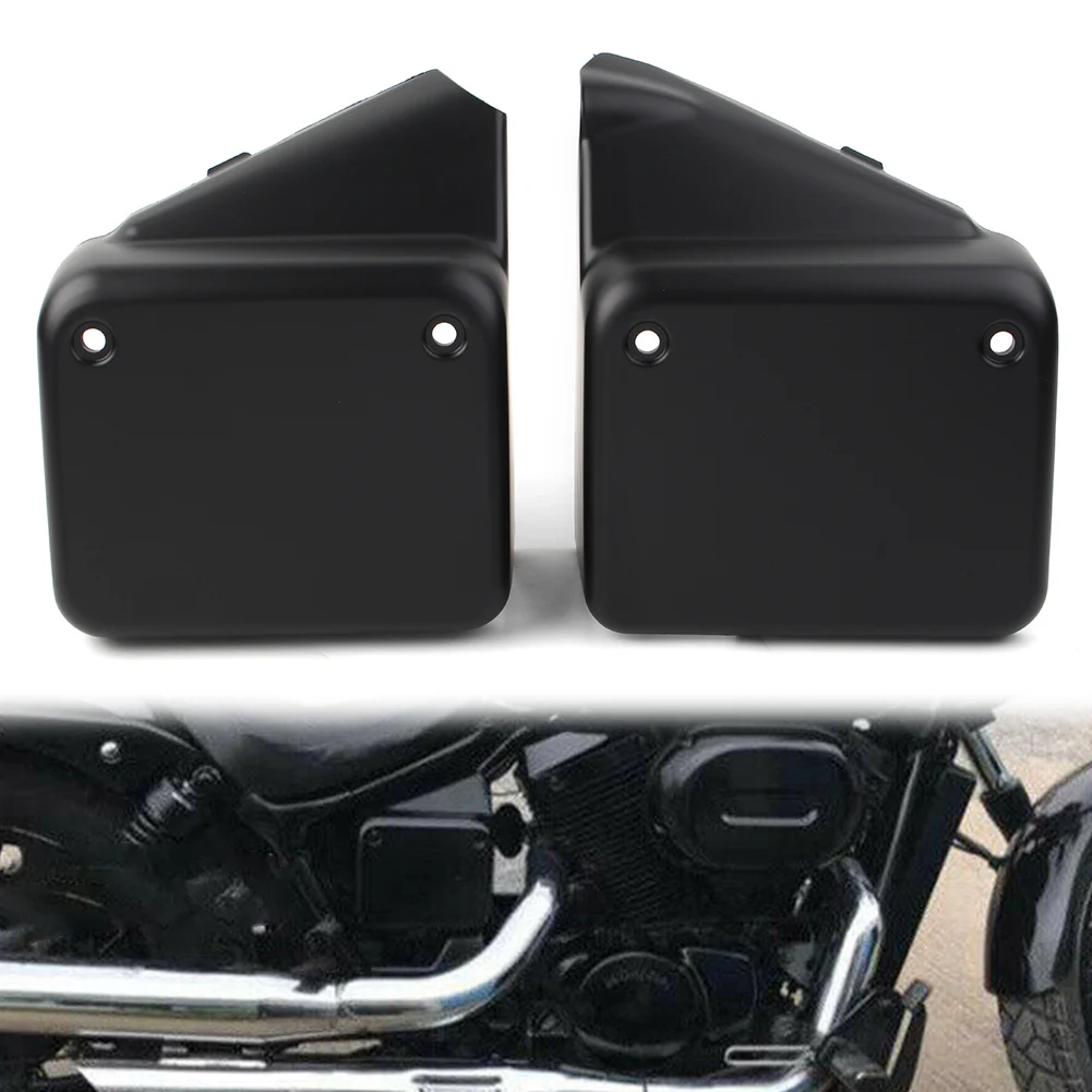 

2X боковая крышка аккумулятора из АБС-пластика для Honda Shadow Spirit 750 VT750DC 2000 2001 2002 2003 2004 2005 2006 2007 2008 2009