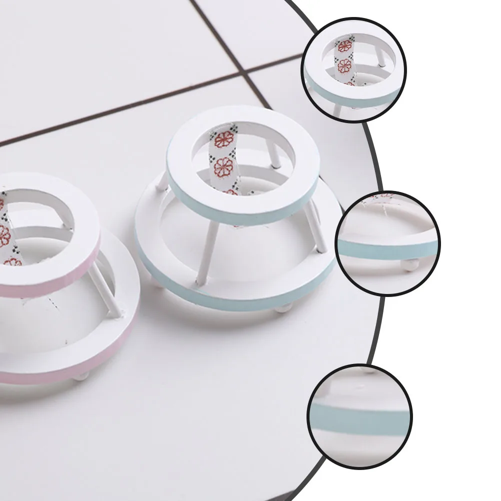 قطعة واحدة من ملحقات مشاية الأطفال الصغيرة، زينة زخرفية رائعة وخفيفة الوزن، باب متحرك نابض بالحياة، تصميم واقعي #2