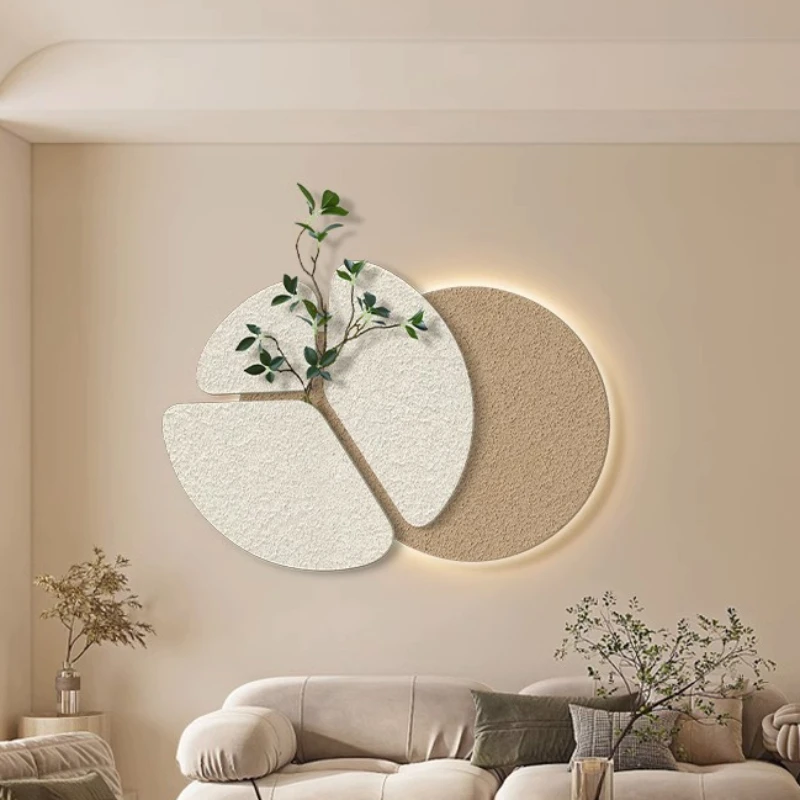 Interior Frame Sculptures for Bedroom, Aesthetic Decoration Painting, Handmade Style, Large Glow Art murals Room Decorations