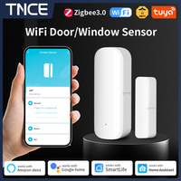 TNCE Tuya WiFi/Zigbee3.0 Smart Door Window Sensor Smart Home Security Alarm System Smart Life Tuya App Remote Control