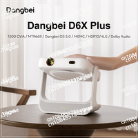 4K Supports 1200 CVIA Dolby Audio Android TV Home Theater with MEMC HDR Video Beam Dangbei D6X Plus ALPD Full HD Laser Projector
