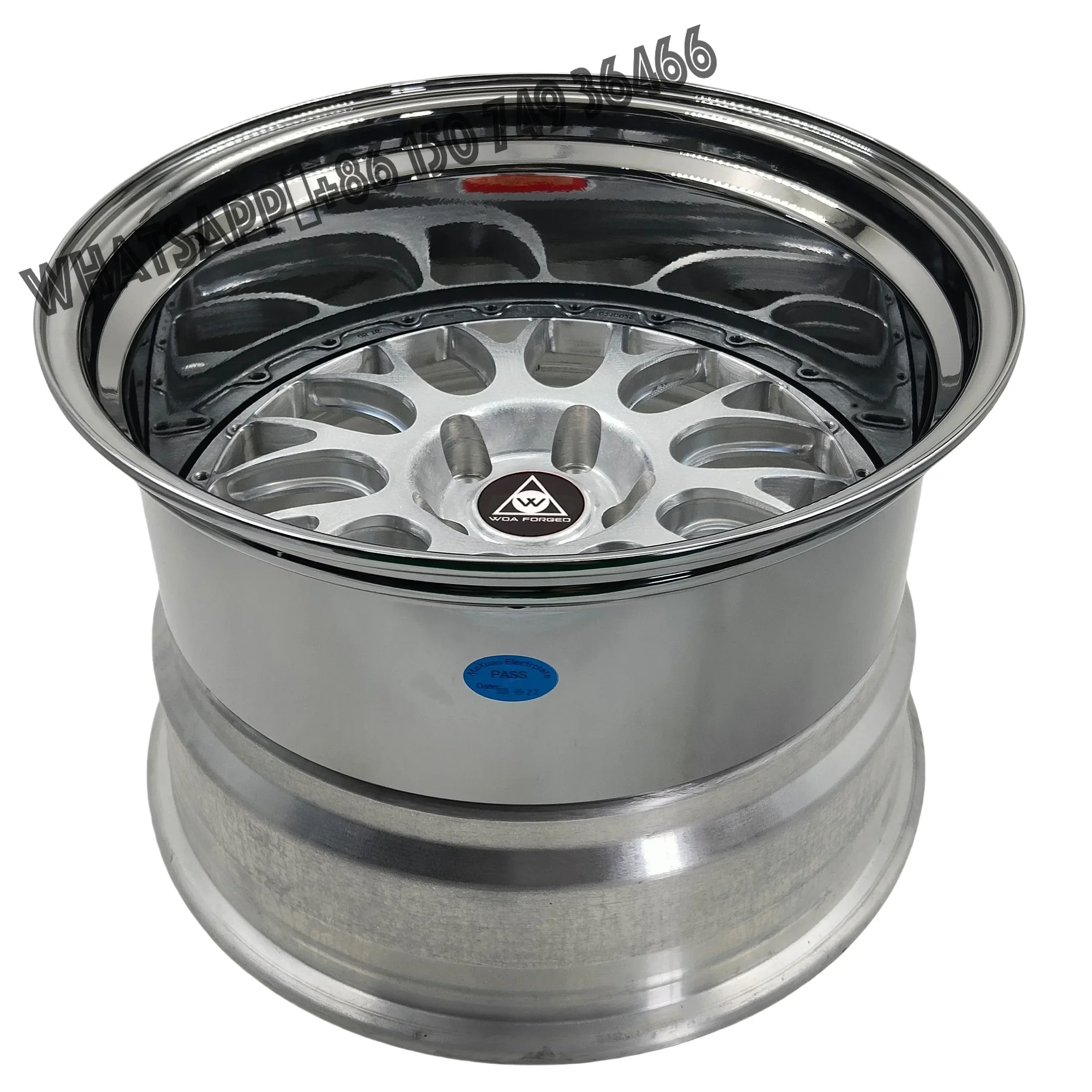 

Car Wheels 5x120 5x114.3 Forged Car Wheels Three Piece Forged High Performance Sports Edging Wheels with Deep Lip for BS
